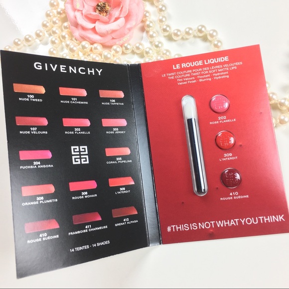 givenchy lipstick sample